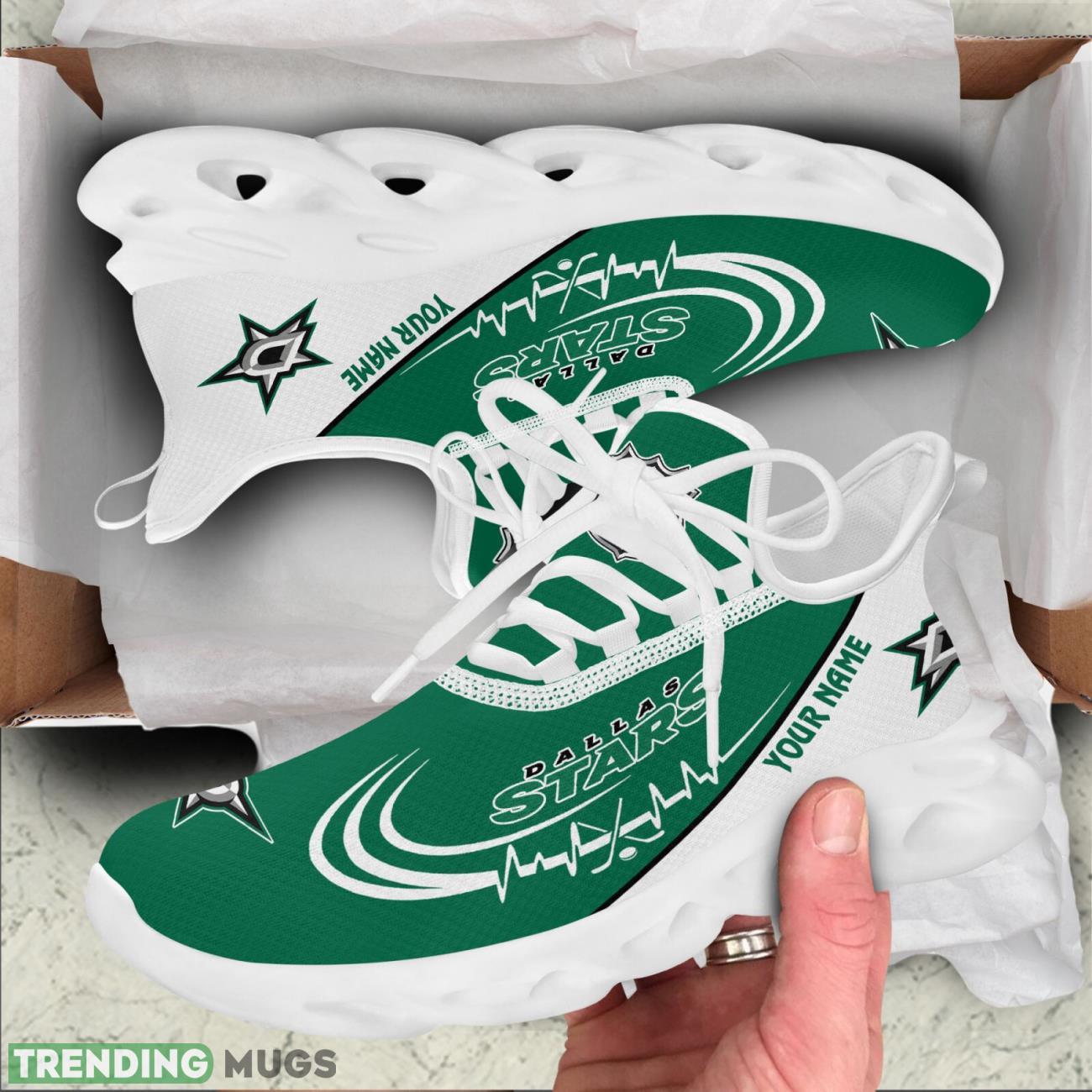 Dallas Stars Lover Running Sneakers Sport Max Soul Shoes For Men Women Custom Name Max Soul Dallas Stars Lover Running Sneakers Sport Max Soul Shoes For Men Women Custom Name Max Soul