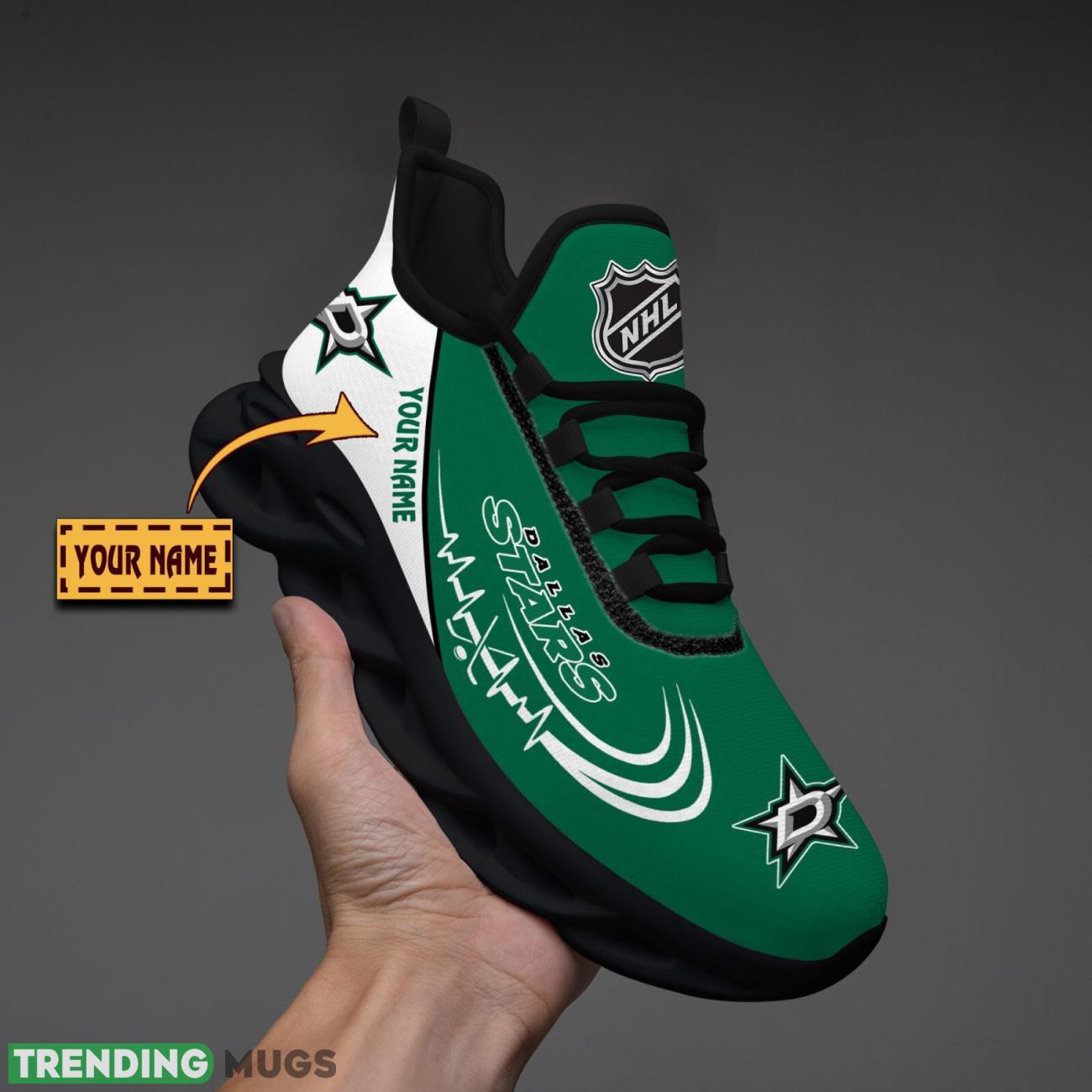 Dallas Stars Lover Running Sneakers Sport Max Soul Shoes For Men Women Custom Name Max Soul Dallas Stars Lover Running Sneakers Sport Max Soul Shoes For Men Women Custom Name Max Soul