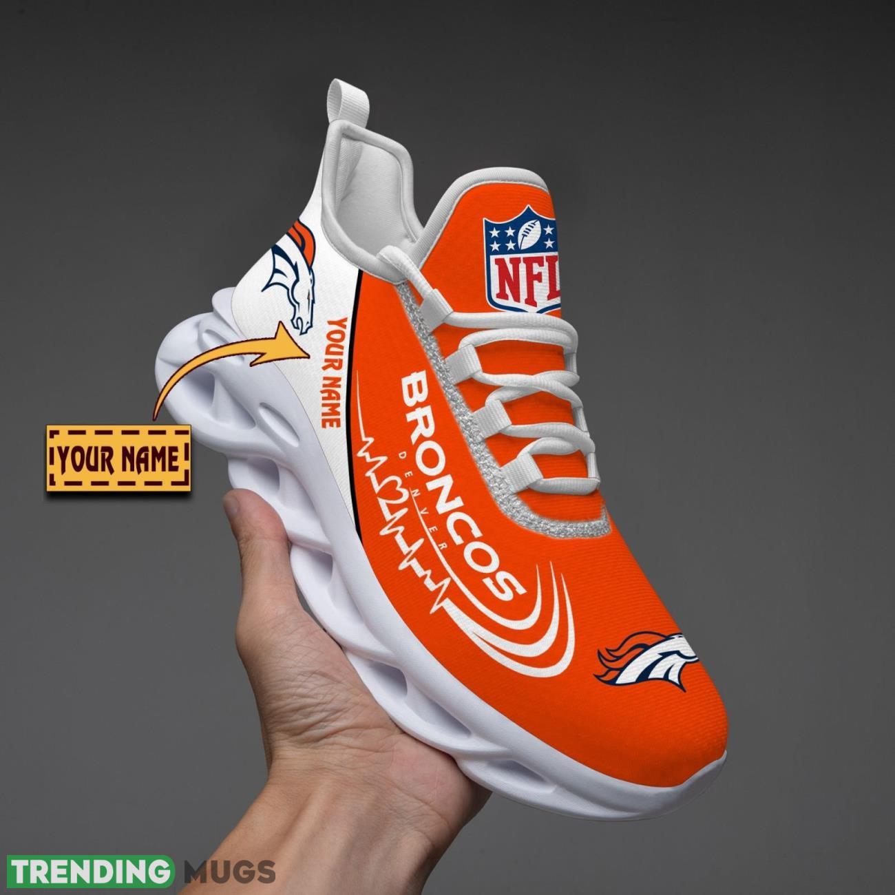 Denver Broncos Lover Running Sneakers Sport Max Soul Shoes For Men Women Custom Name Product Photo 1 Denver Broncos Lover Running Sneakers Sport Max Soul Shoes For Men Women Custom Name Product Photo 1