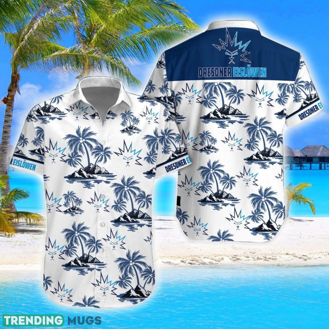 Dresdner Eislöwen Coconut Vintage Pattern Beach 3D Hawaiian Shirt And Shorts Product Photo 1 Dresdner Eislöwen Coconut Vintage Pattern Beach 3D Hawaiian Shirt And Shorts Product Photo 1