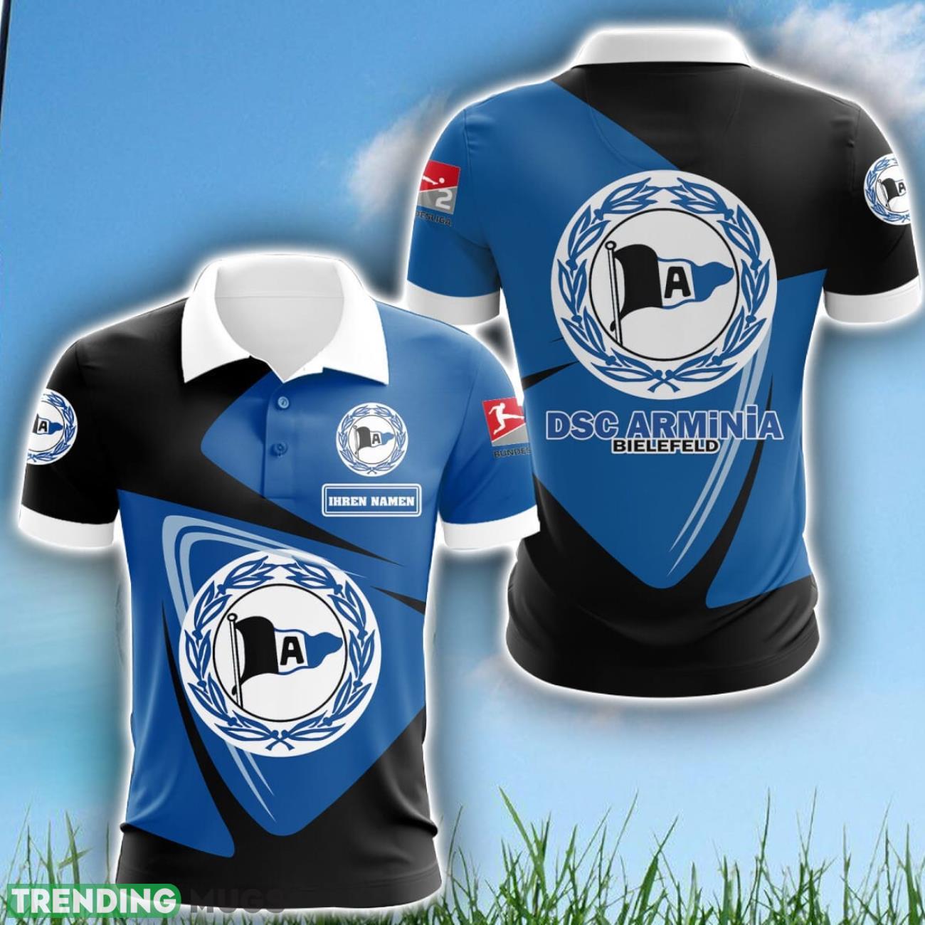 DSC Arminia Bielefeld 3D Polo Shirt Sport Gift For Men Custom Name Product Photo 1 DSC Arminia Bielefeld 3D Polo Shirt Sport Gift For Men Custom Name Product Photo 1