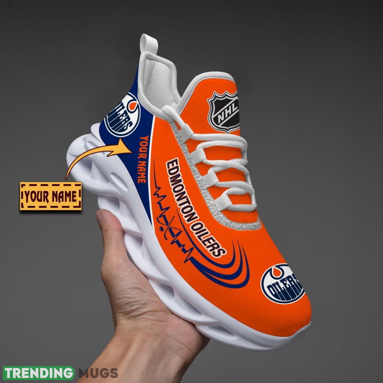 Edmonton Oilers Lover Running Sneakers Sport Max Soul Shoes For Men Women Custom Name Product Photo 1 Edmonton Oilers Lover Running Sneakers Sport Max Soul Shoes For Men Women Custom Name Product Photo 1