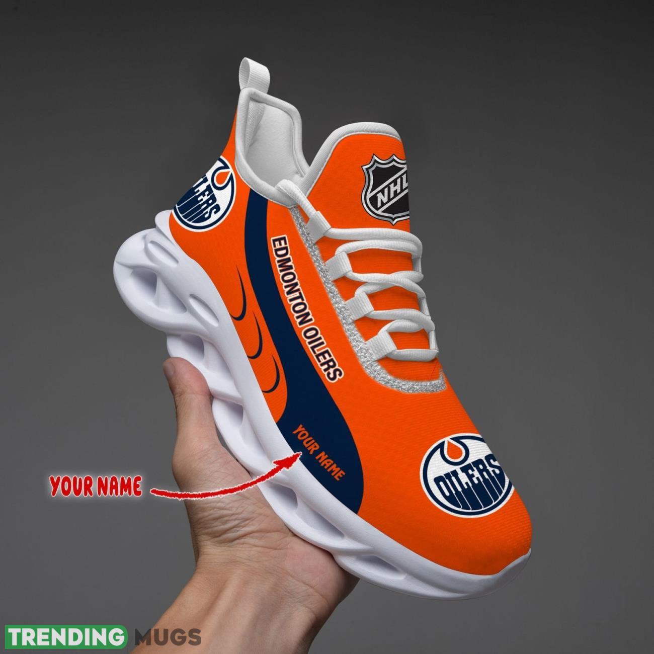 Edmonton Oilers Max Soul Shoes Custom Name Personalized Sneakers Running Gift Product Photo 1 Edmonton Oilers Max Soul Shoes Custom Name Personalized Sneakers Running Gift Product Photo 1