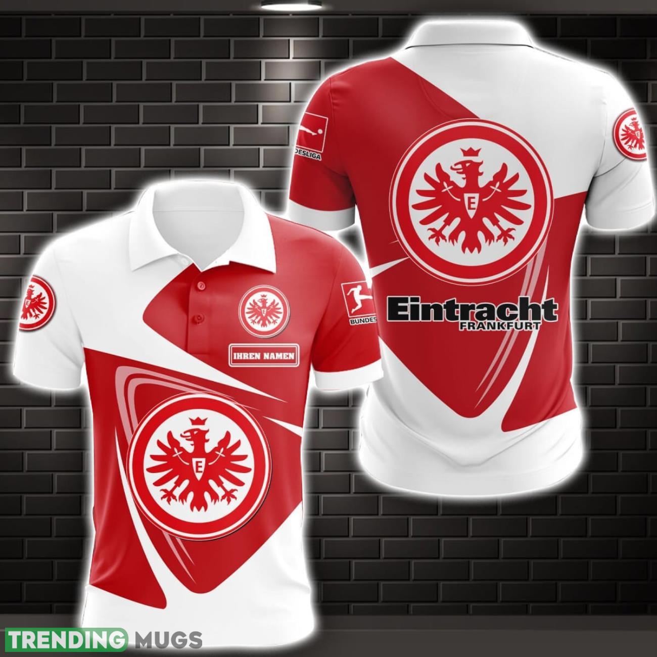 Eintracht Frankfurt 3D Polo Shirt Sport Gift For Men Custom Name Product Photo 1 Eintracht Frankfurt 3D Polo Shirt Sport Gift For Men Custom Name Product Photo 1