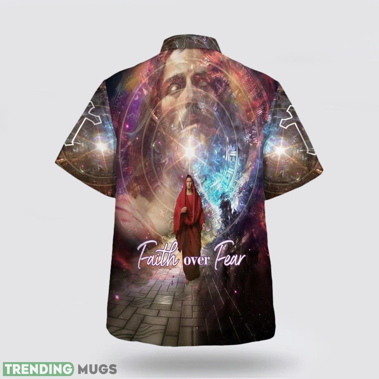 Faith Over Fear Jesus Walking Away Aloha Hawaiian Shirt For Men And Women Hawaiian Shirt Faith Over Fear Jesus Walking Away Aloha Hawaiian Shirt For Men And Women Hawaiian Shirt