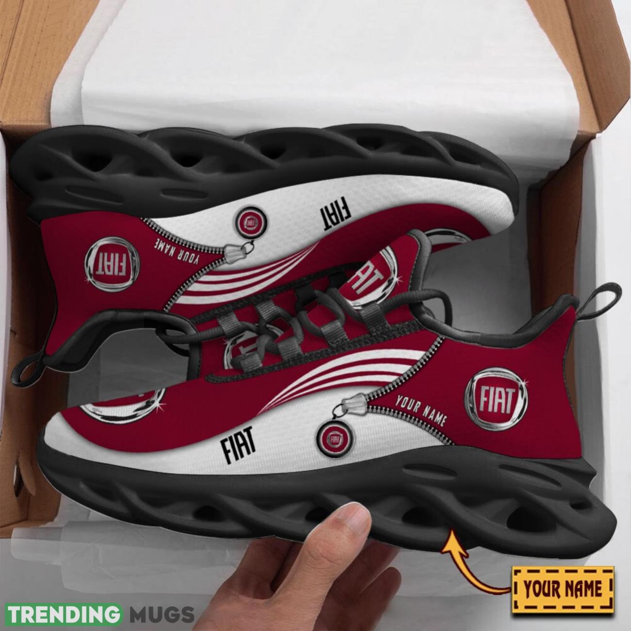 Fiat Max Soul Shoes Men Women Running Sneakers Car Lover Shoes Personalized Name Max Soul Fiat Max Soul Shoes Men Women Running Sneakers Car Lover Shoes Personalized Name Max Soul