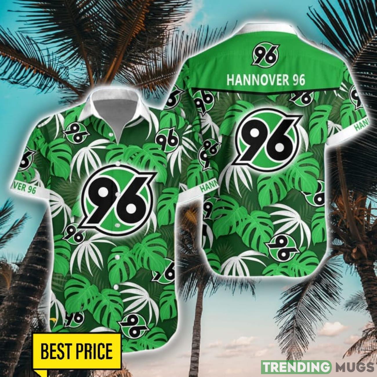 Hannover 96 Leaf Tropical Pattern Hawaiian Shirt For Men Women Product Photo 1