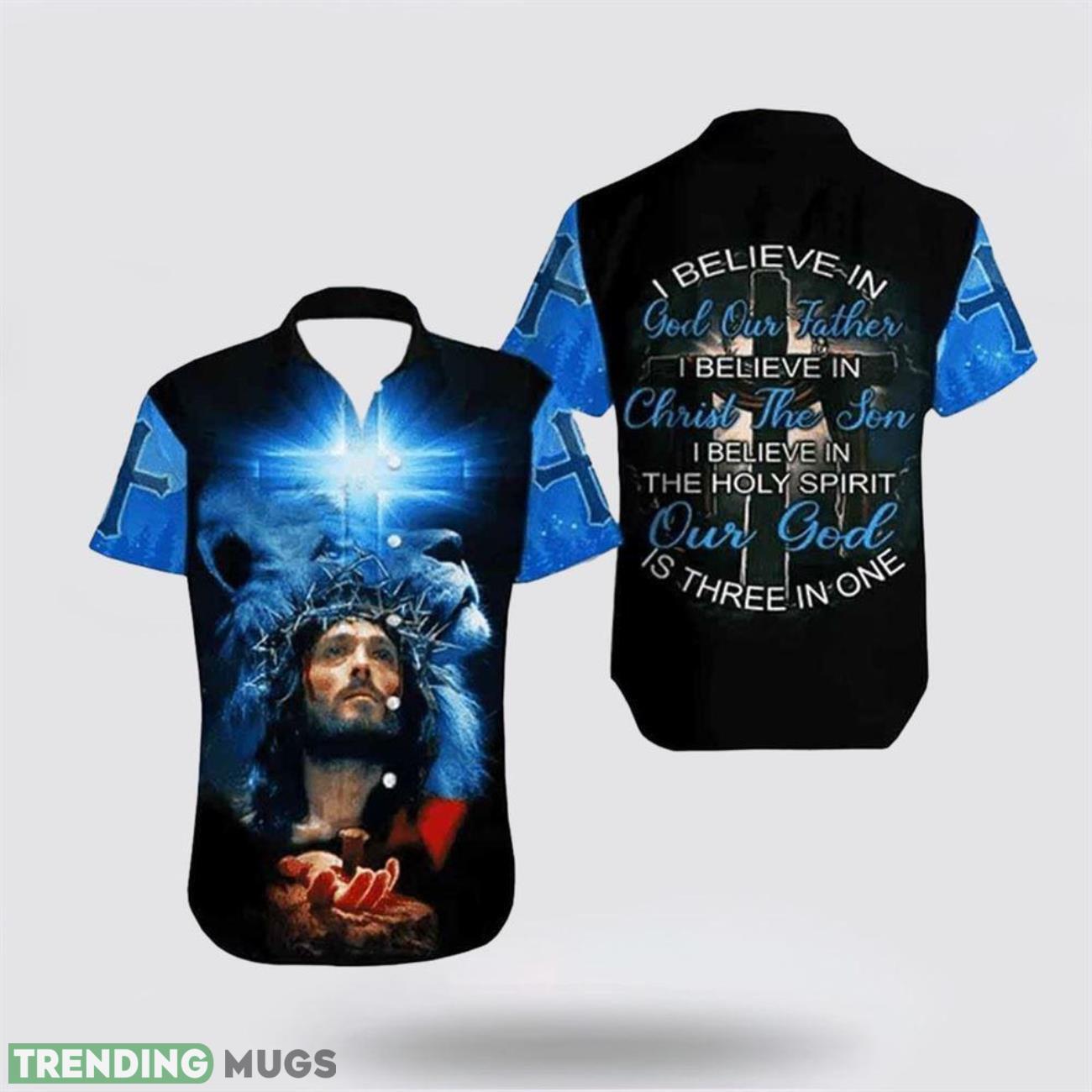 I Believe In God Our Father Jesus Hawaiian Shirt Short Sleeve Shirt Product Photo 1 I Believe In God Our Father Jesus Hawaiian Shirt Short Sleeve Shirt Product Photo 1