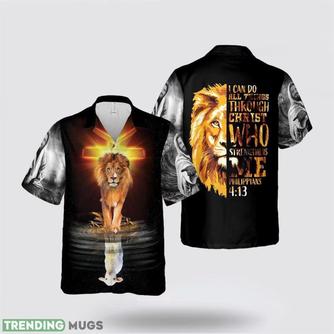 I Can Do All Things Lion Jesus Aloha Hawaiian Shirt For Men And Women Product Photo 1 I Can Do All Things Lion Jesus Aloha Hawaiian Shirt For Men And Women Product Photo 1