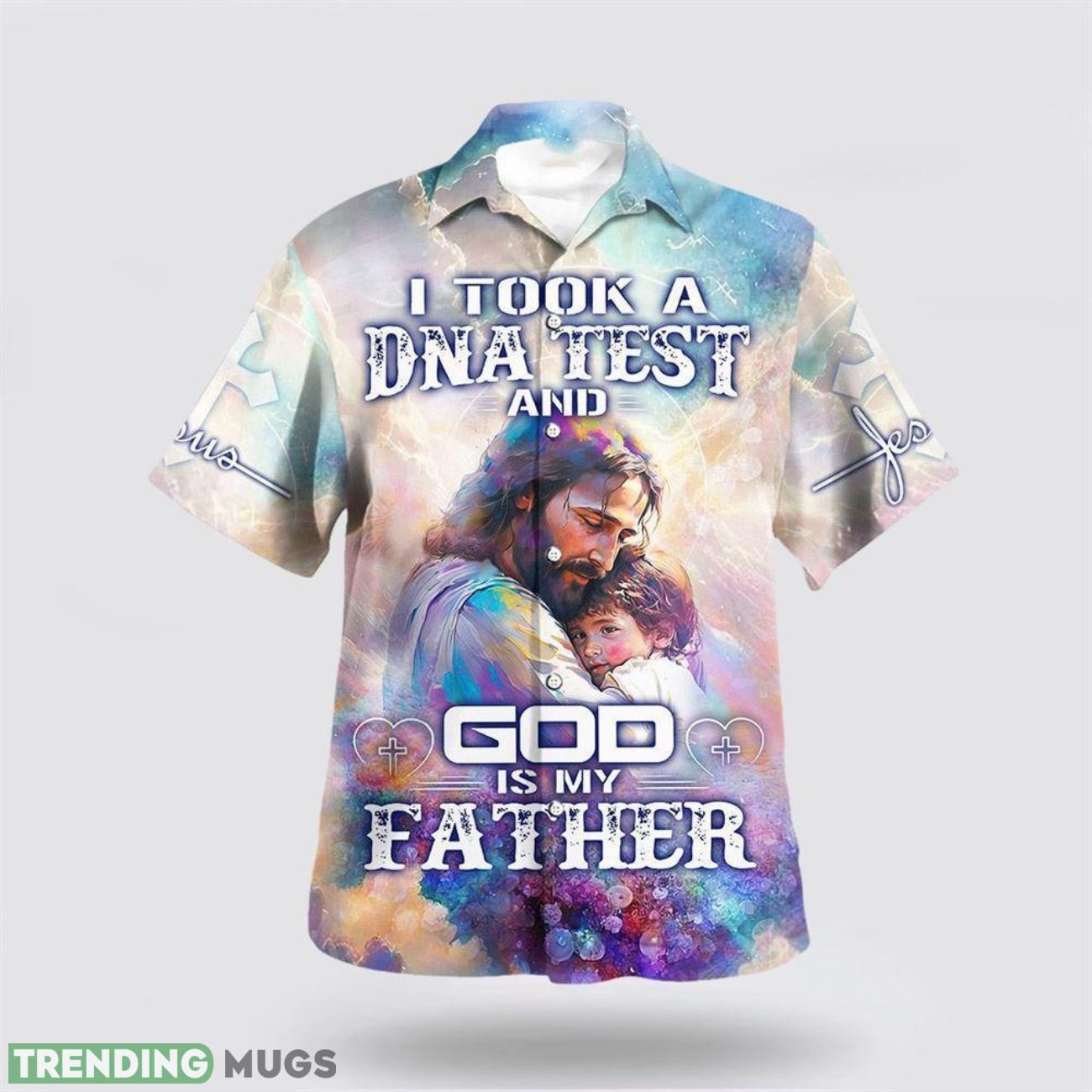 I Took A Dna Test And God Is My Father Jesus Holding Child Aloha Hawaiian Shirt For Men And Women Product Photo 1 I Took A Dna Test And God Is My Father Jesus Holding Child Aloha Hawaiian Shirt For Men And Women Product Photo 1