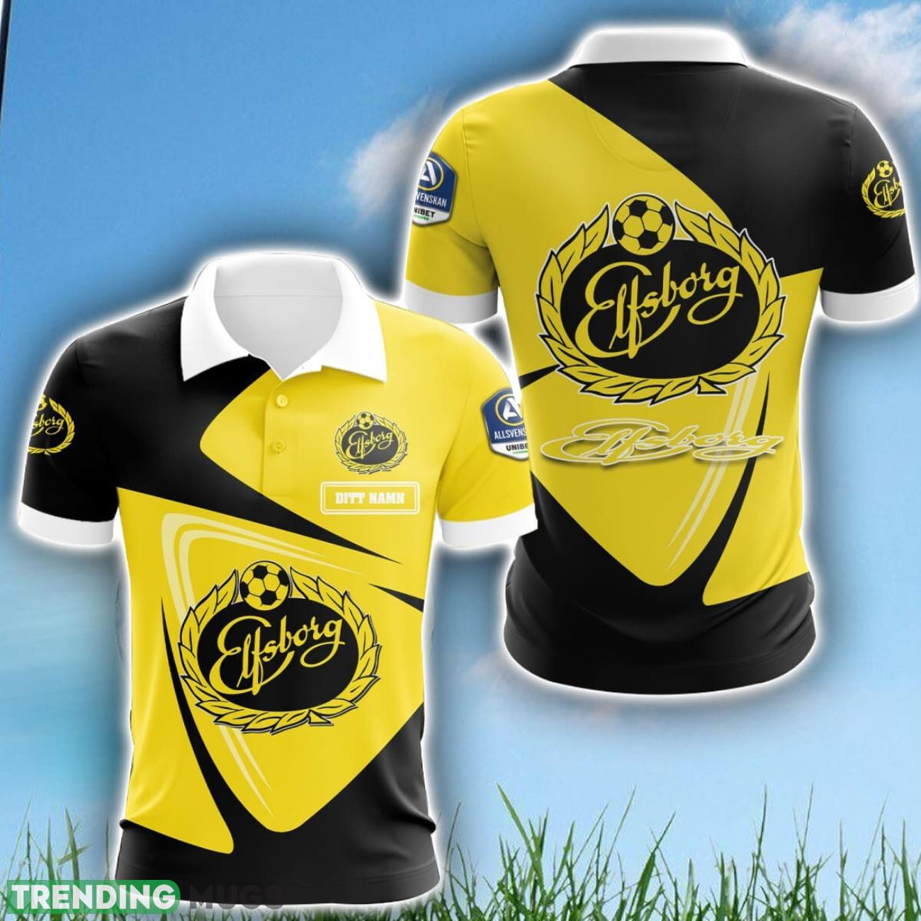 IF Elfsborg 3D Polo Shirt Sport Gift For Men Custom Name Product Photo 1 IF Elfsborg 3D Polo Shirt Sport Gift For Men Custom Name Product Photo 1
