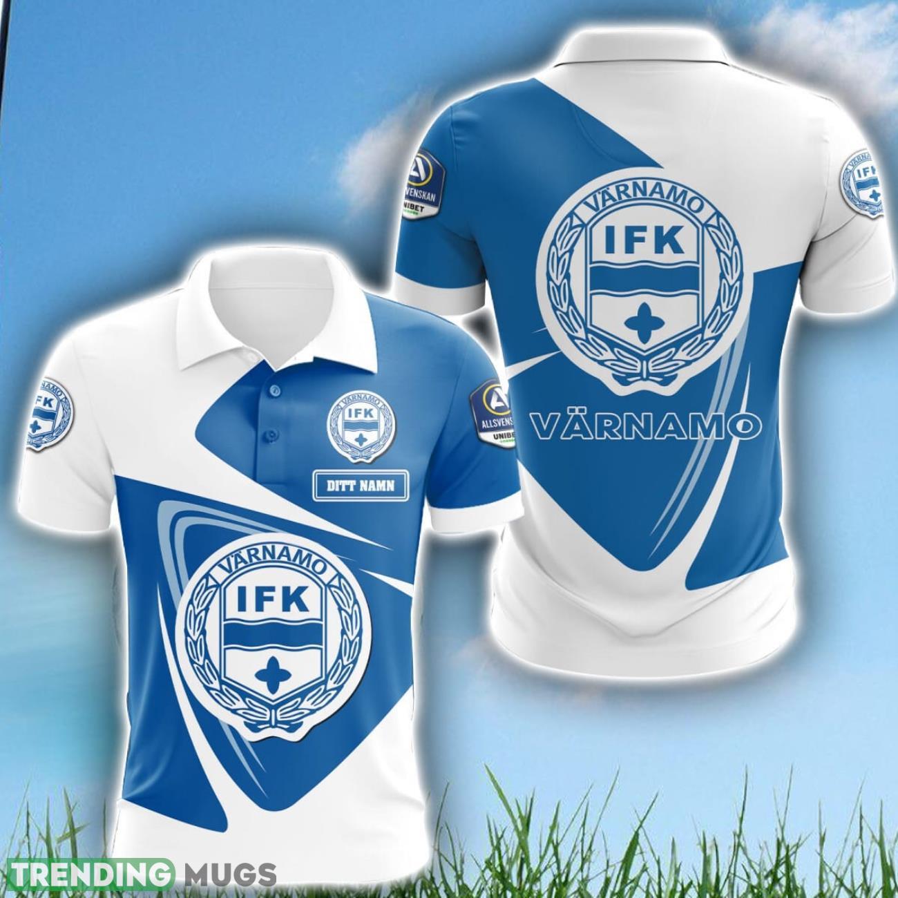 IFK Värnamo 3D Polo Shirt Sport Gift For Men Custom Name Product Photo 1 IFK Värnamo 3D Polo Shirt Sport Gift For Men Custom Name Product Photo 1