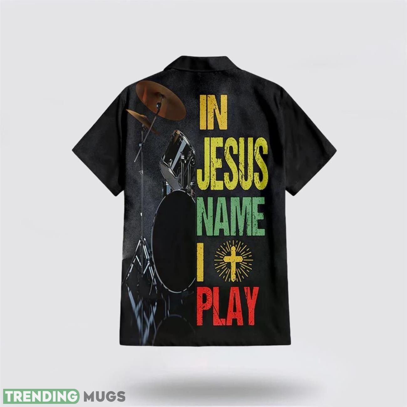 In Jesus Name I Play Hawaiian Shirt Short Sleeve Shirt Hawaiian Shirt In Jesus Name I Play Hawaiian Shirt Short Sleeve Shirt Hawaiian Shirt