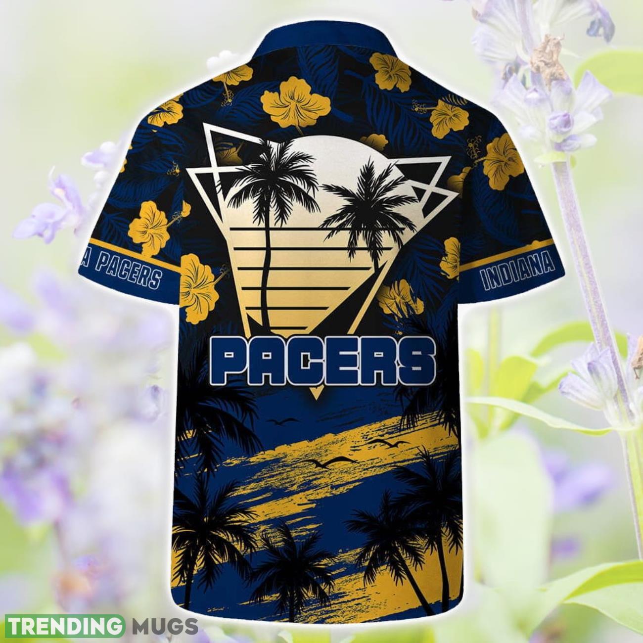 Indiana Pacers NBA Floral 3D Hawaiian Shirt And Shorts Hawaiian & Short Indiana Pacers NBA Floral 3D Hawaiian Shirt And Shorts Hawaiian & Short
