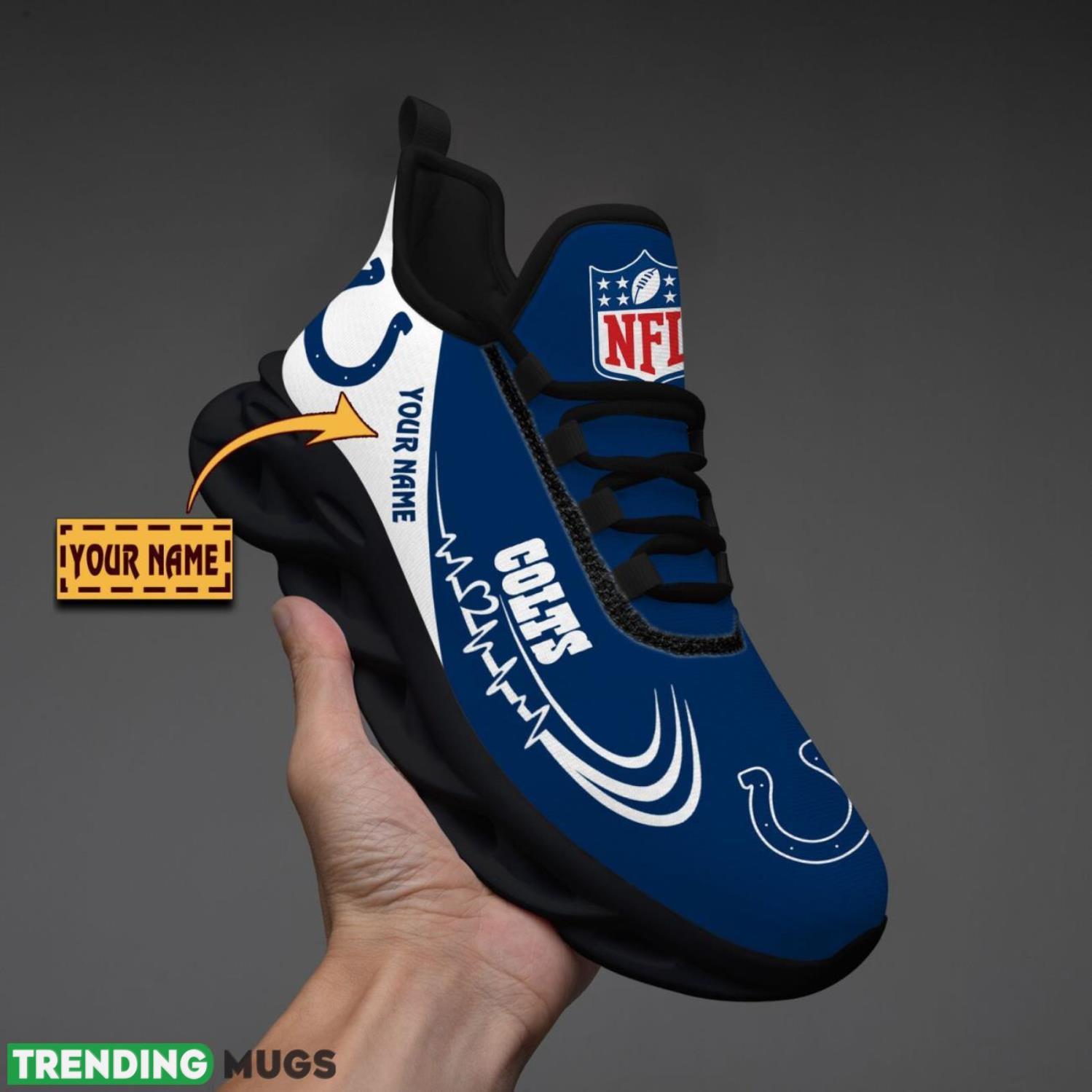 Indianapolis Colts Lover Running Sneakers Sport Max Soul Shoes For Men Women Custom Name Max Soul Indianapolis Colts Lover Running Sneakers Sport Max Soul Shoes For Men Women Custom Name Max Soul