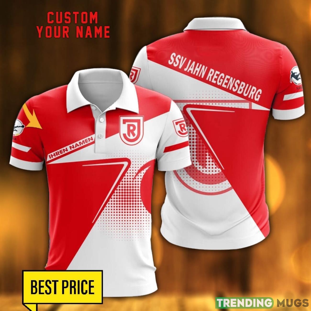 Jahn Regensburg All Printed 3D Polo Shirt Men Gift Golf Lover Gift Custom Name Product Photo 1 Jahn Regensburg All Printed 3D Polo Shirt Men Gift Golf Lover Gift Custom Name Product Photo 1