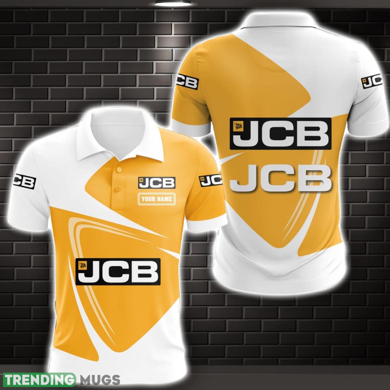 JCB Agricultural Tractors 3D Polo Shirt Sport Gift For Men Custom Name Product Photo 1 JCB Agricultural Tractors 3D Polo Shirt Sport Gift For Men Custom Name Product Photo 1