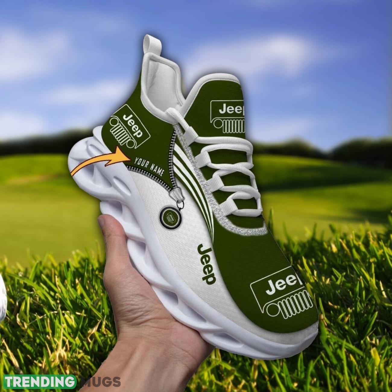 Jeep Max Soul Shoes Men Women Running Sneakers Car Lover Shoes Personalized Name Product Photo 1