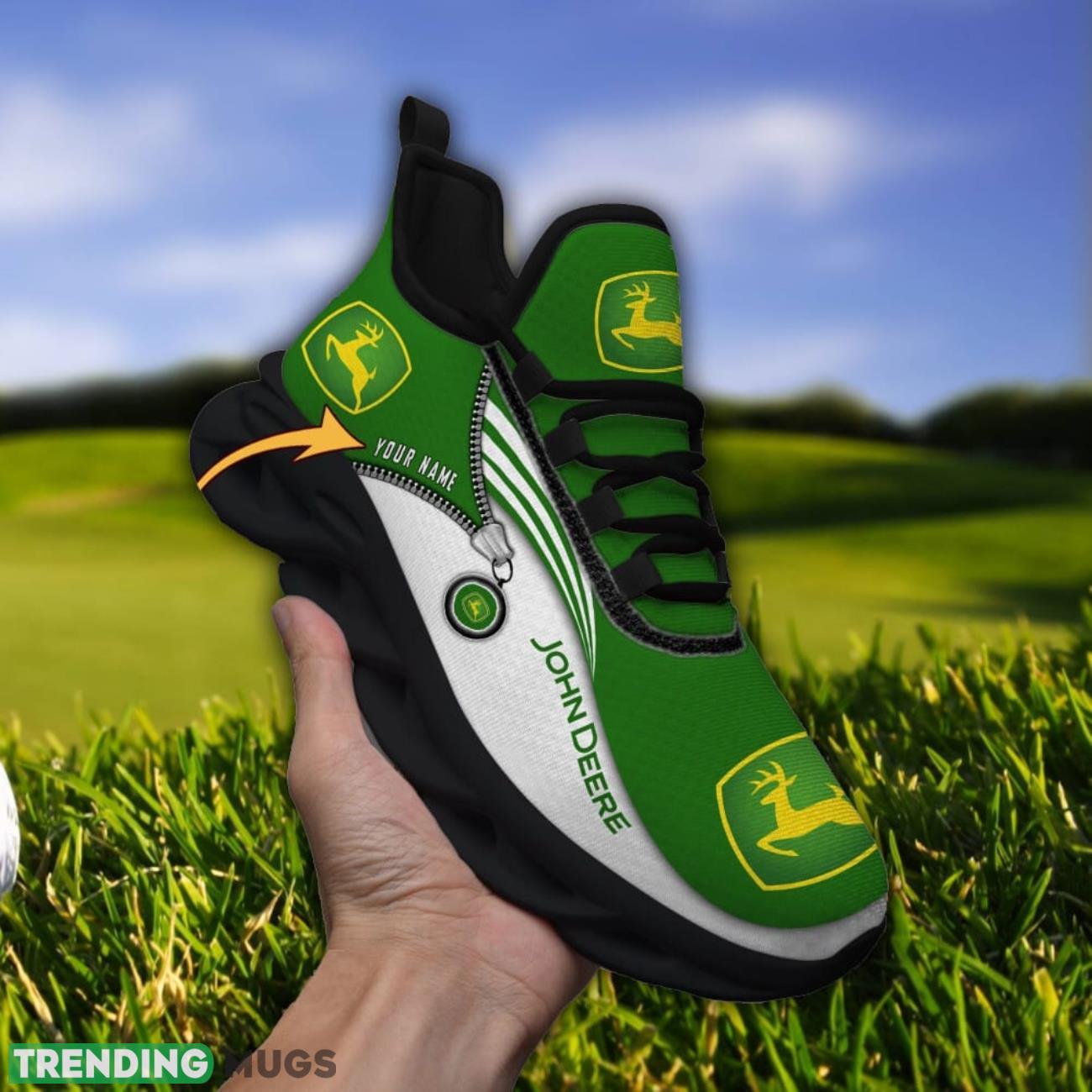 John Deere Max Soul Shoes Men Women Running Sneakers Car Lover Shoes Personalized Name Max Soul John Deere Max Soul Shoes Men Women Running Sneakers Car Lover Shoes Personalized Name Max Soul