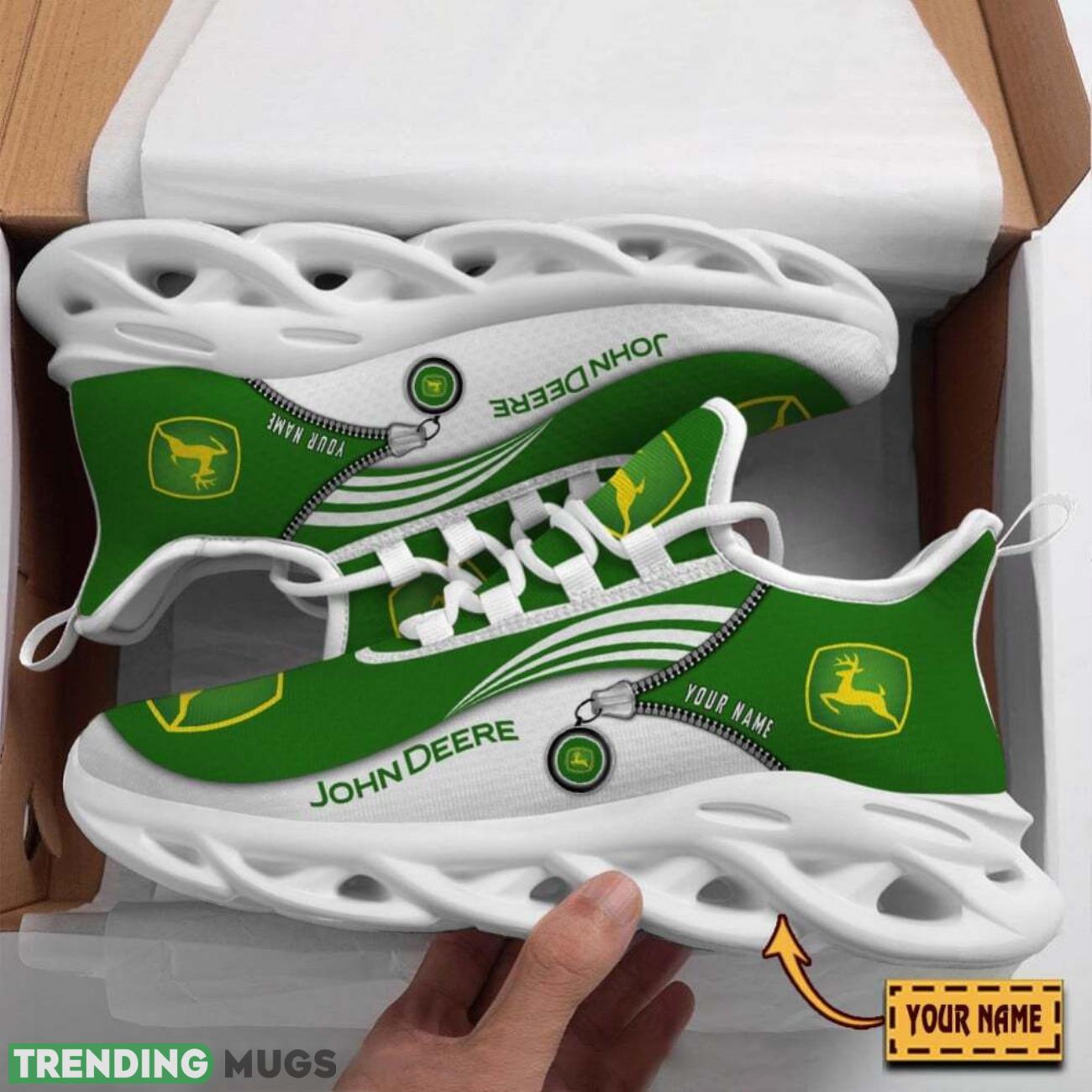 John Deere Max Soul Shoes Men Women Running Sneakers Car Lover Shoes Personalized Name Max Soul John Deere Max Soul Shoes Men Women Running Sneakers Car Lover Shoes Personalized Name Max Soul