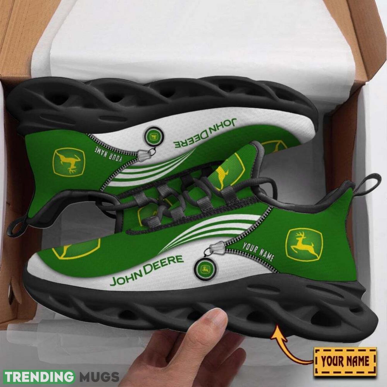 John Deere Max Soul Shoes Men Women Running Sneakers Car Lover Shoes Personalized Name Max Soul John Deere Max Soul Shoes Men Women Running Sneakers Car Lover Shoes Personalized Name Max Soul