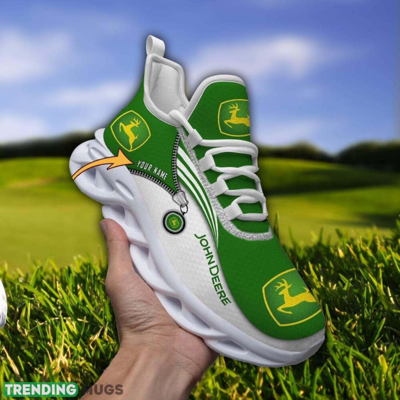 John Deere Max Soul Shoes Men Women Running Sneakers Car Lover Shoes Personalized Name Product Photo 1 John Deere Max Soul Shoes Men Women Running Sneakers Car Lover Shoes Personalized Name Product Photo 1