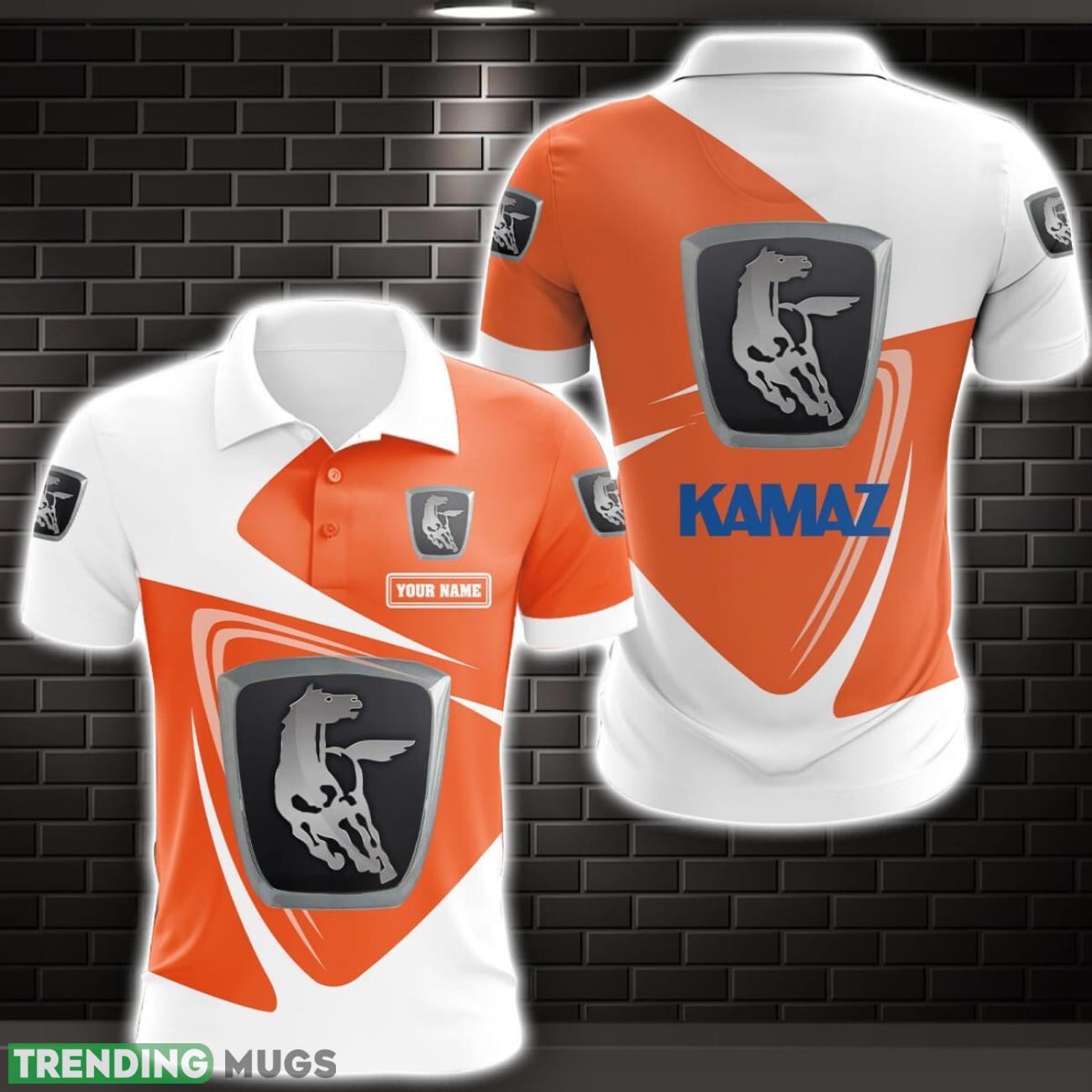 Kamaz 3D Polo Shirt Sport Gift For Men Custom Name Product Photo 1 Kamaz 3D Polo Shirt Sport Gift For Men Custom Name Product Photo 1