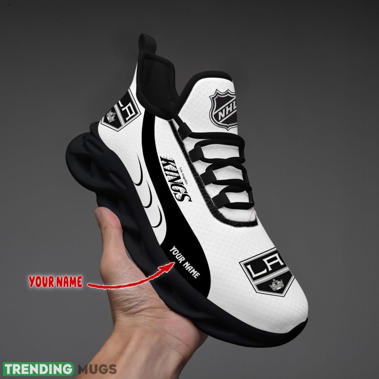 Los Angeles Kings Max Soul Shoes Custom Name Personalized Sneakers Running Gift Max Soul Los Angeles Kings Max Soul Shoes Custom Name Personalized Sneakers Running Gift Max Soul
