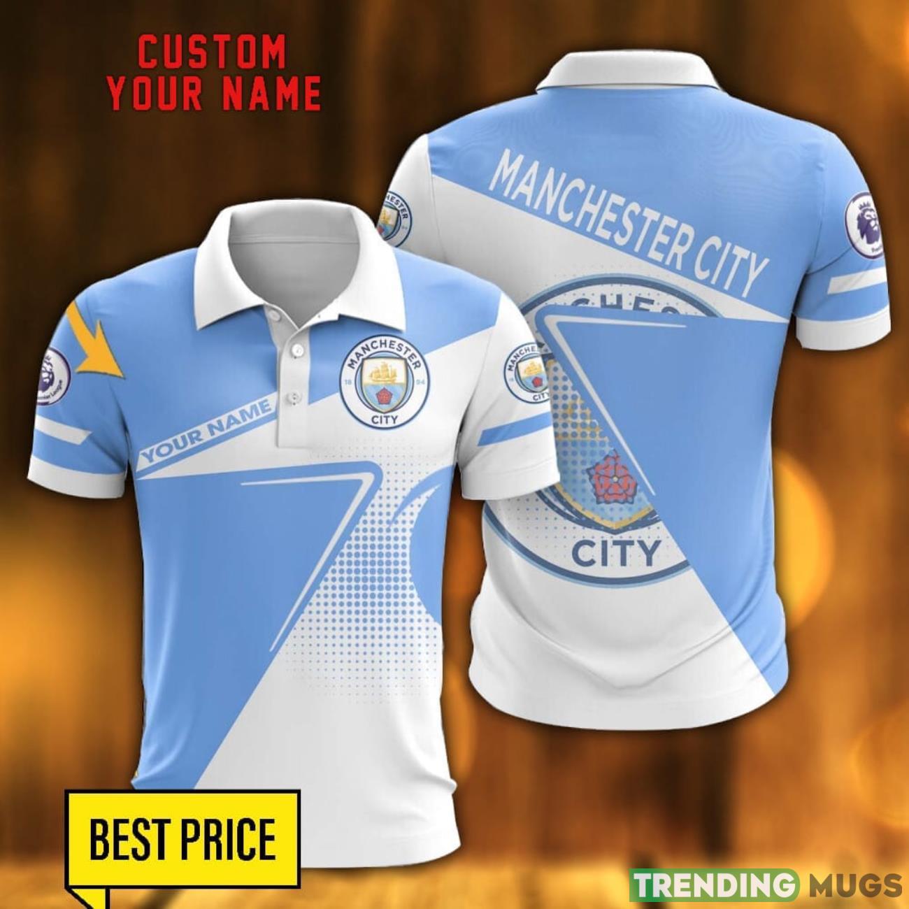 Manchester City F.C All Printed 3D Polo Shirt Men Gift Golf Lover Gift Custom Name Product Photo 1 Manchester City F.C All Printed 3D Polo Shirt Men Gift Golf Lover Gift Custom Name Product Photo 1