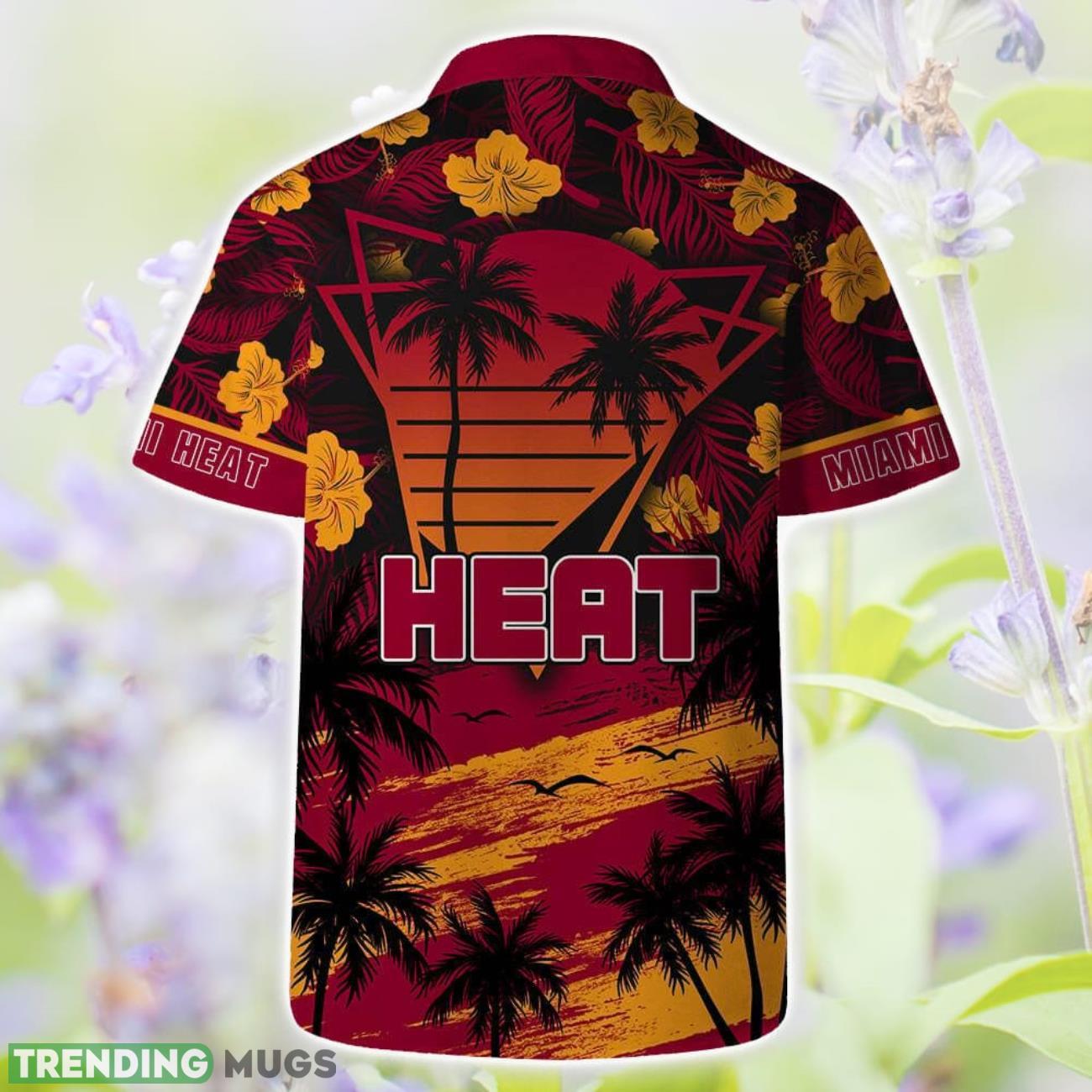Miami Heat NBA Floral 3D Hawaiian Shirt And Shorts Hawaiian & Short Miami Heat NBA Floral 3D Hawaiian Shirt And Shorts Hawaiian & Short