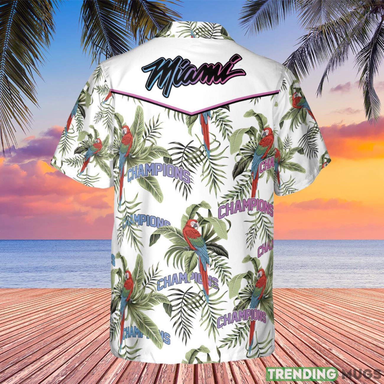 Miami Heat Tropical And Basketball Champions Pattern Print Hawaiian Shirt Limited For Fans Hawaiian Shirt Miami Heat Tropical And Basketball Champions Pattern Print Hawaiian Shirt Limited For Fans Hawaiian Shirt