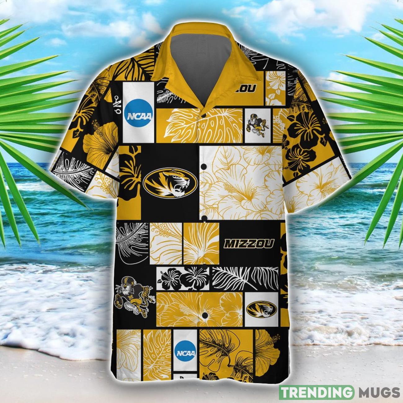 Missouri Tigers Team Logo Pattern Hawaiian Shirt And Shorts Hawaiian & Short Missouri Tigers Team Logo Pattern Hawaiian Shirt And Shorts Hawaiian & Short