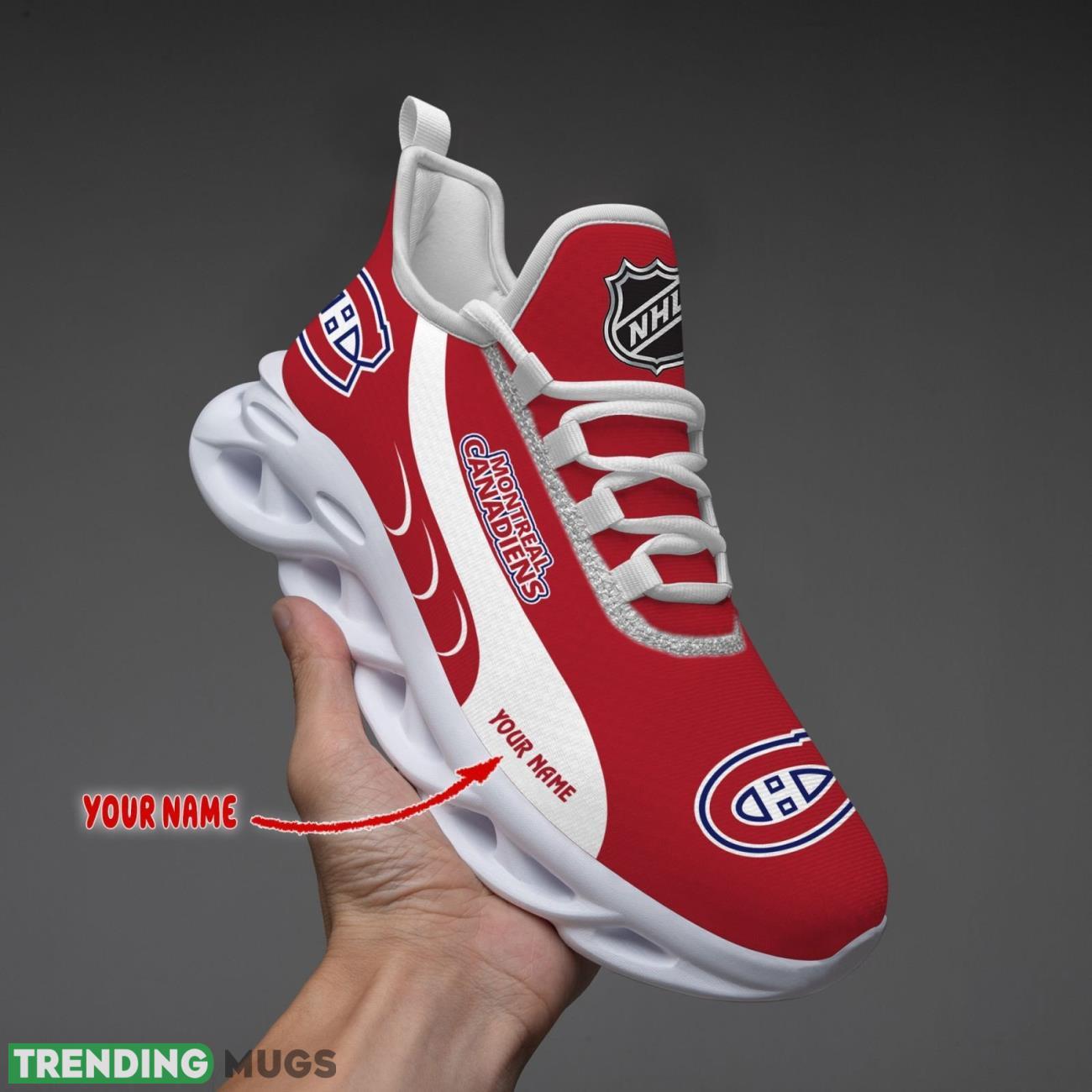 Montreal Canadiens Max Soul Shoes Custom Name Personalized Sneakers Running Gift Product Photo 1 Montreal Canadiens Max Soul Shoes Custom Name Personalized Sneakers Running Gift Product Photo 1