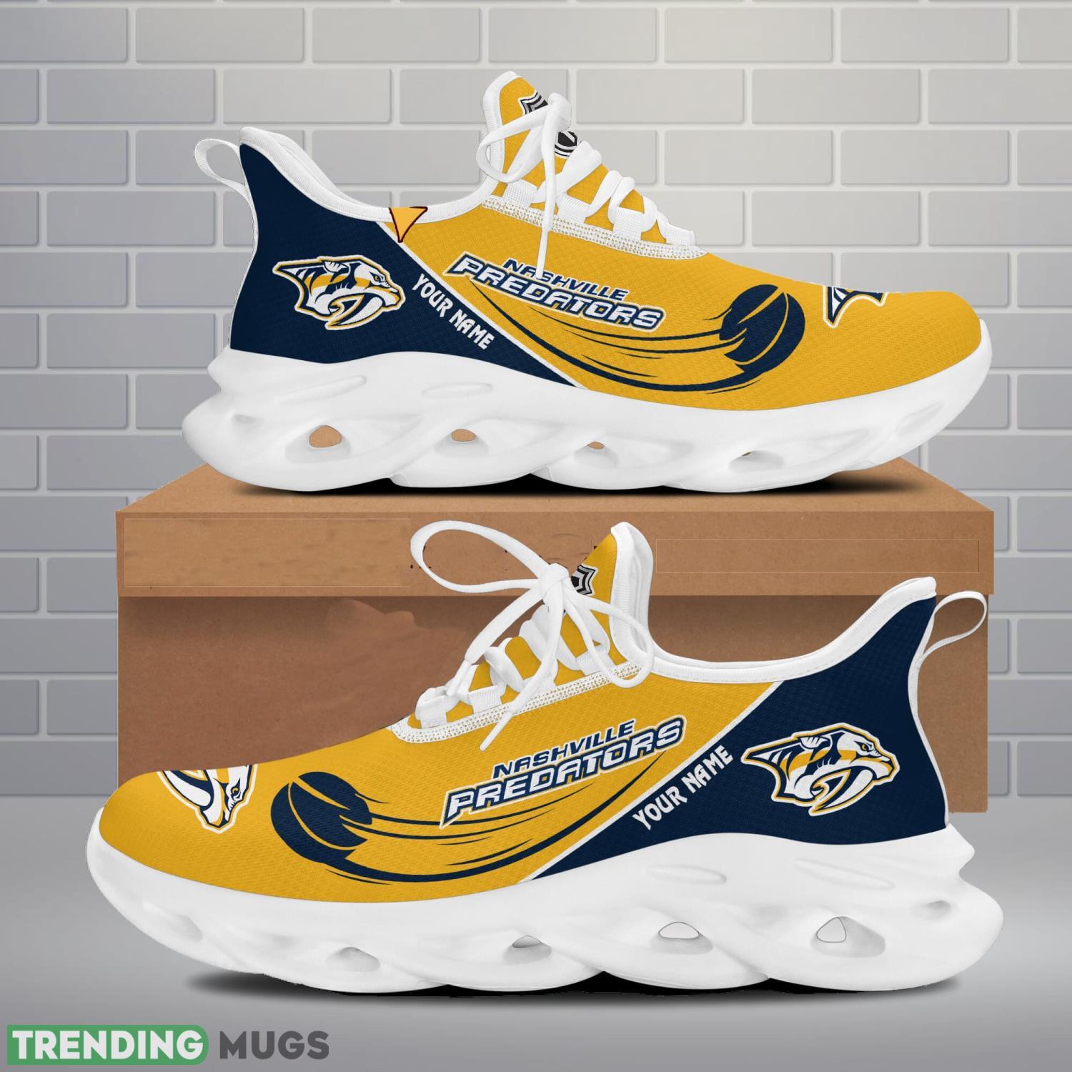 Nashville Predators Team Max Soul Shoes Custom Name Men Women Sport Gift Running Sneakers Max Soul Nashville Predators Team Max Soul Shoes Custom Name Men Women Sport Gift Running Sneakers Max Soul