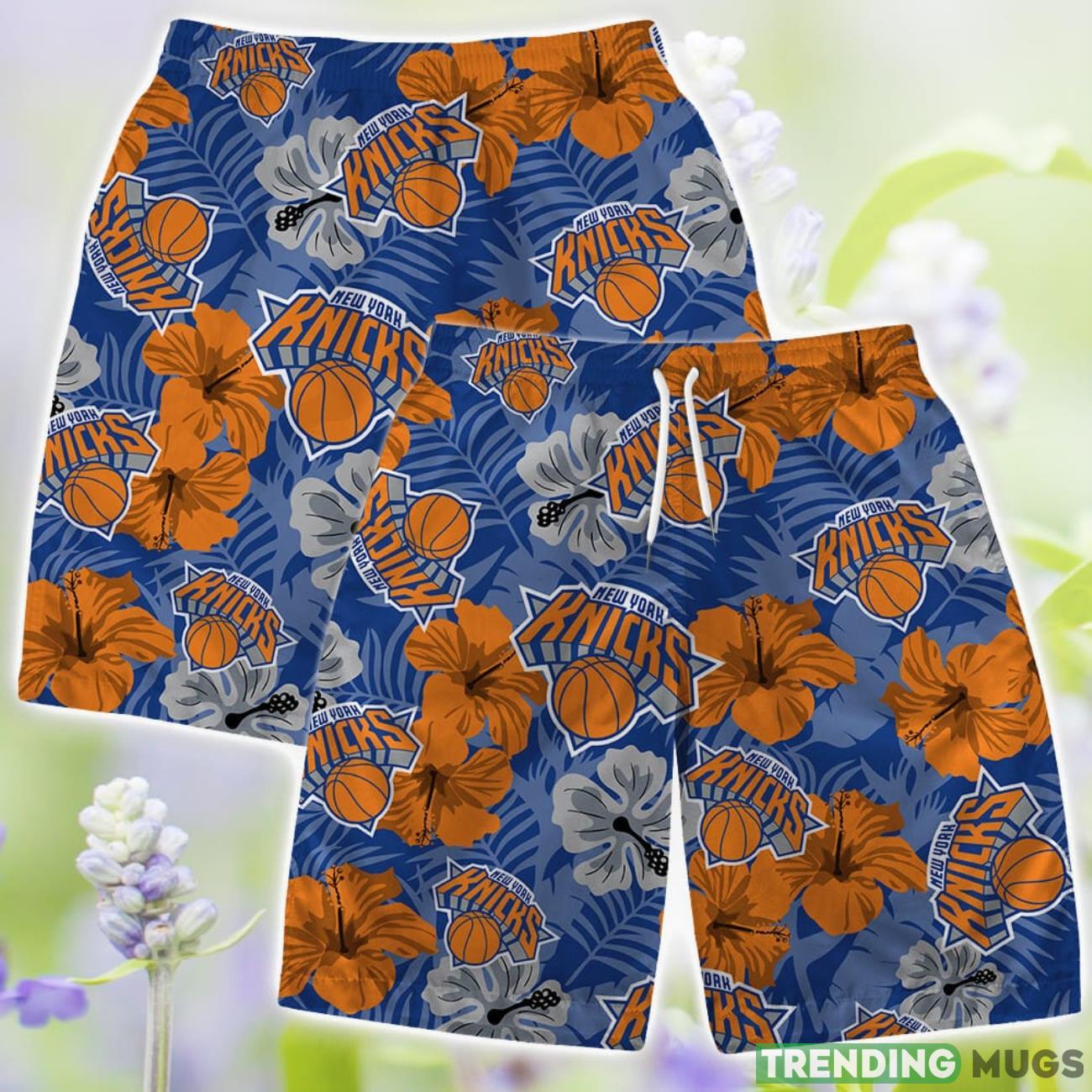 New York Knicks Team NBA Hawaii Set Hawaiian Shirt And Beach Short For Fans Hawaiian & Short New York Knicks Team NBA Hawaii Set Hawaiian Shirt And Beach Short For Fans Hawaiian & Short