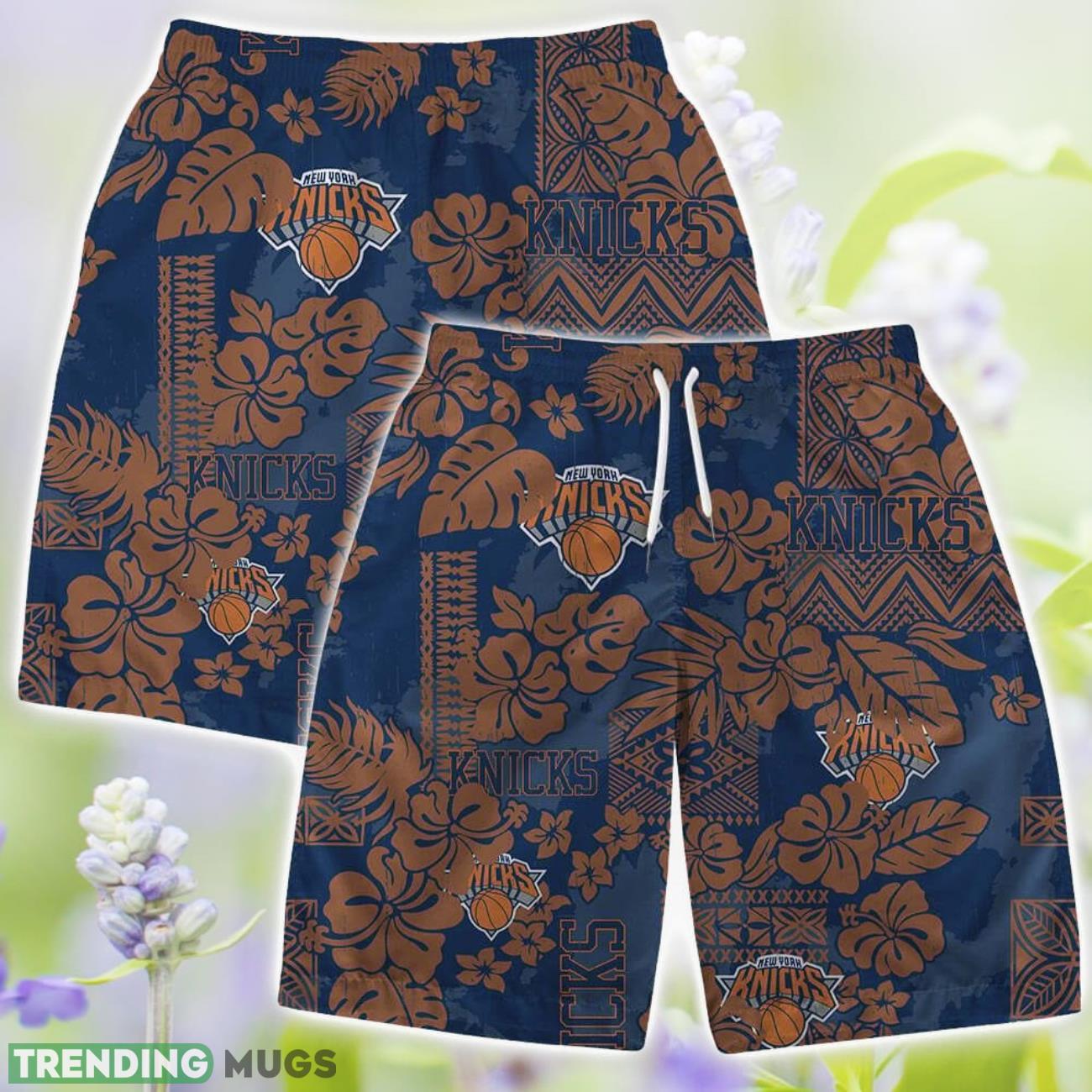 New York Knicks Vintage Pattern Flower Hawaiian Shirt And Shorts Hawaiian & Short New York Knicks Vintage Pattern Flower Hawaiian Shirt And Shorts Hawaiian & Short