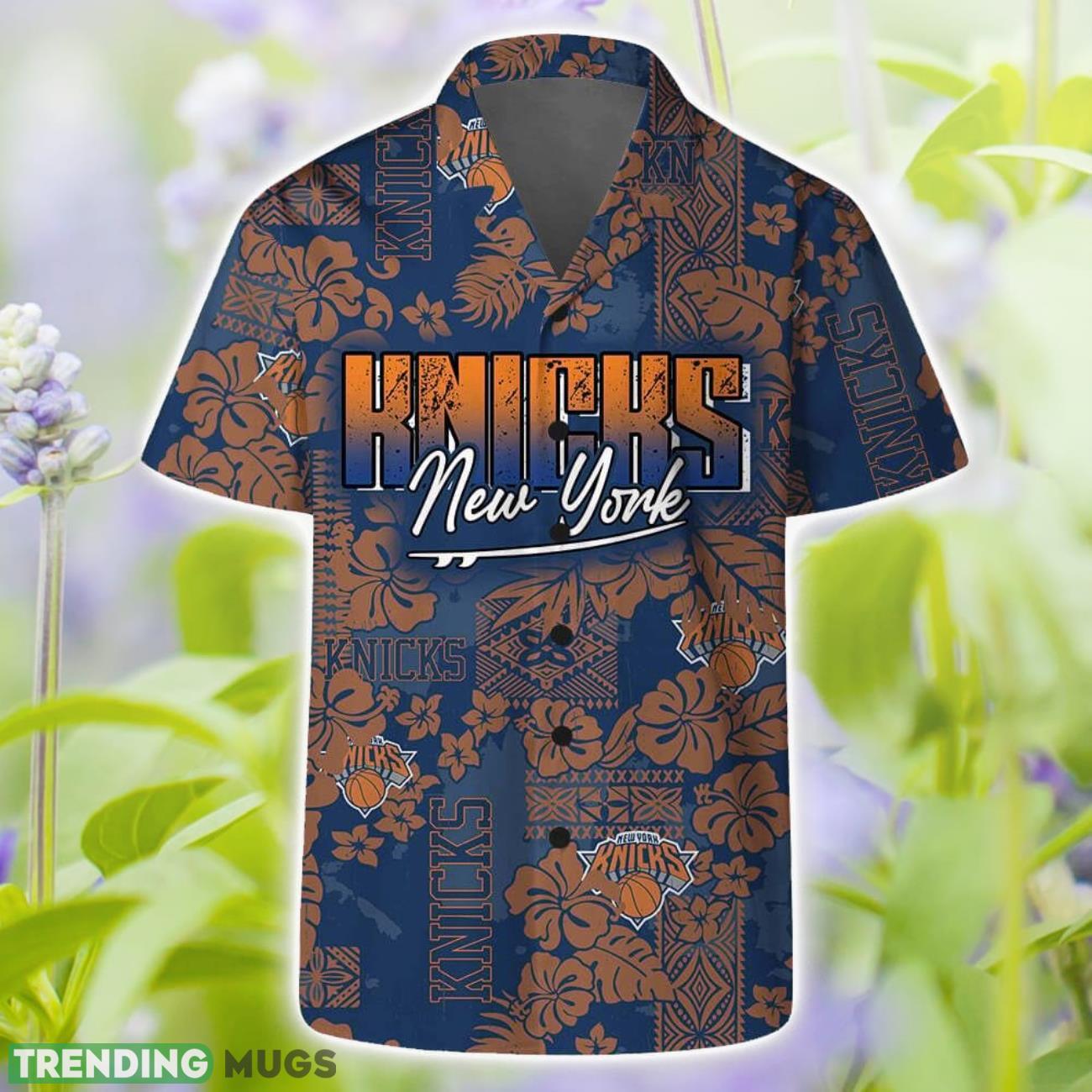 New York Knicks Vintage Pattern Flower Hawaiian Shirt And Shorts Product Photo 1 New York Knicks Vintage Pattern Flower Hawaiian Shirt And Shorts Product Photo 1