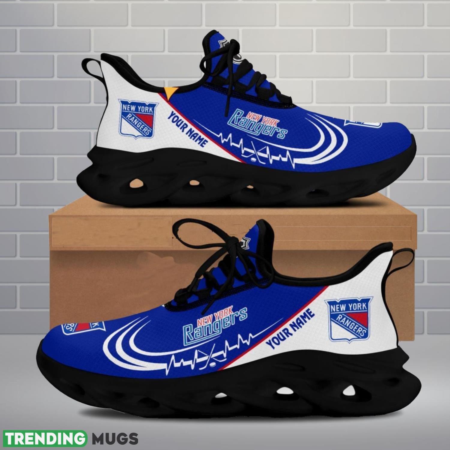 New York Rangers Lover Running Sneakers Sport Max Soul Shoes For Men Women Custom Name Max Soul New York Rangers Lover Running Sneakers Sport Max Soul Shoes For Men Women Custom Name Max Soul