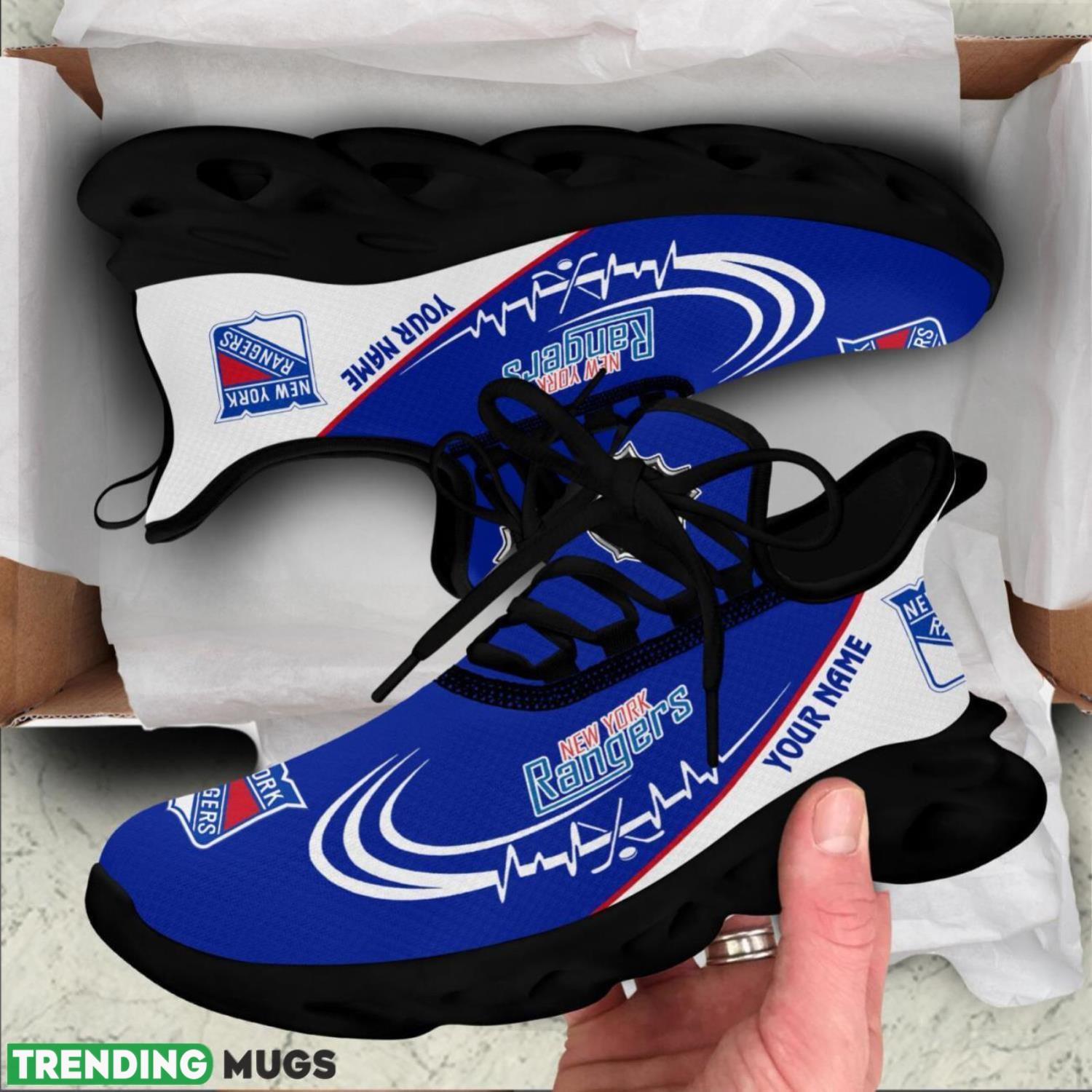 New York Rangers Lover Running Sneakers Sport Max Soul Shoes For Men Women Custom Name Max Soul New York Rangers Lover Running Sneakers Sport Max Soul Shoes For Men Women Custom Name Max Soul