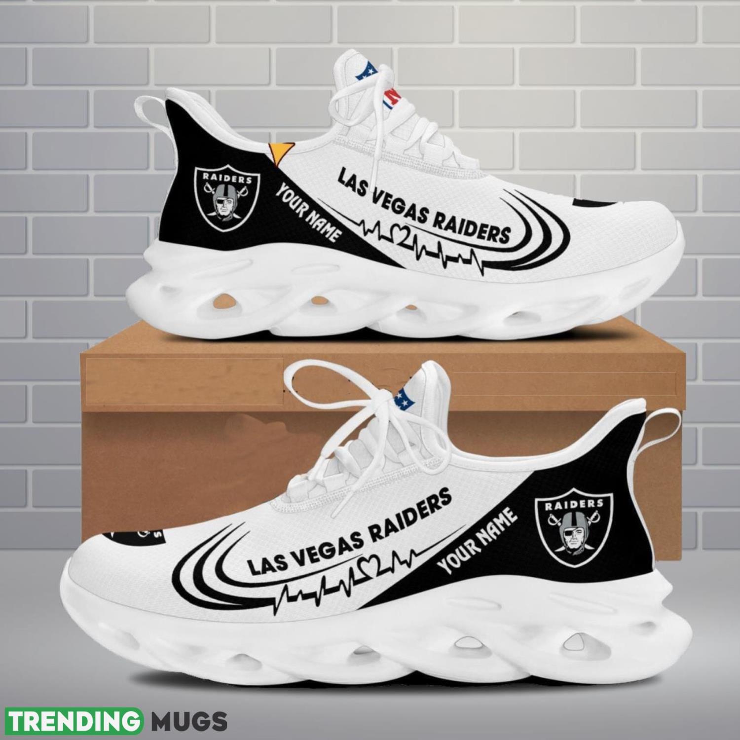 Oakland Raiders Lover Running Sneakers Sport Max Soul Shoes For Men Women Custom Name Max Soul Oakland Raiders Lover Running Sneakers Sport Max Soul Shoes For Men Women Custom Name Max Soul
