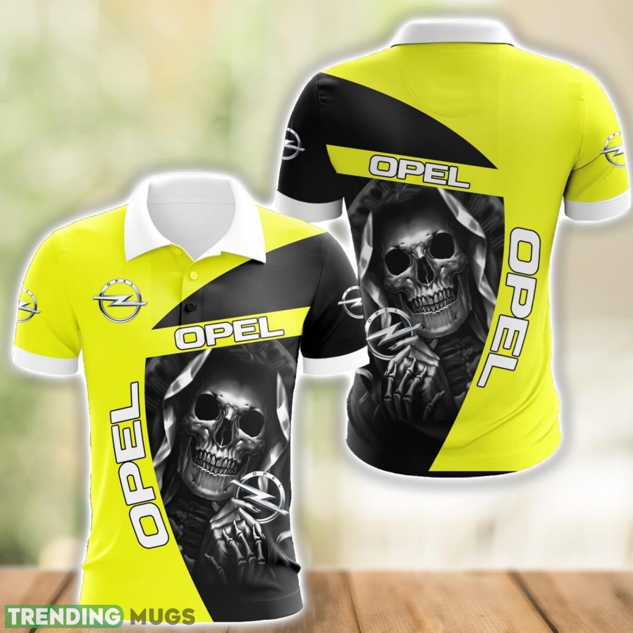 Opel Logo and Skull 3D Polo Shirt Halloween Gift Product Photo 1 Opel Logo and Skull 3D Polo Shirt Halloween Gift Product Photo 1