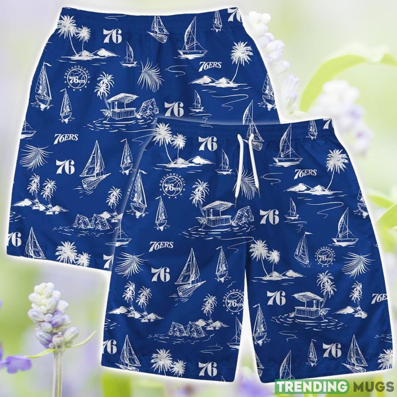 Philadelphia 76ers Short Sleeve Shirt Beach Vibes Pattern Combo Hawaiian Shirt And Shorts Hawaiian & Short Philadelphia 76ers Short Sleeve Shirt Beach Vibes Pattern Combo Hawaiian Shirt And Shorts Hawaiian & Short