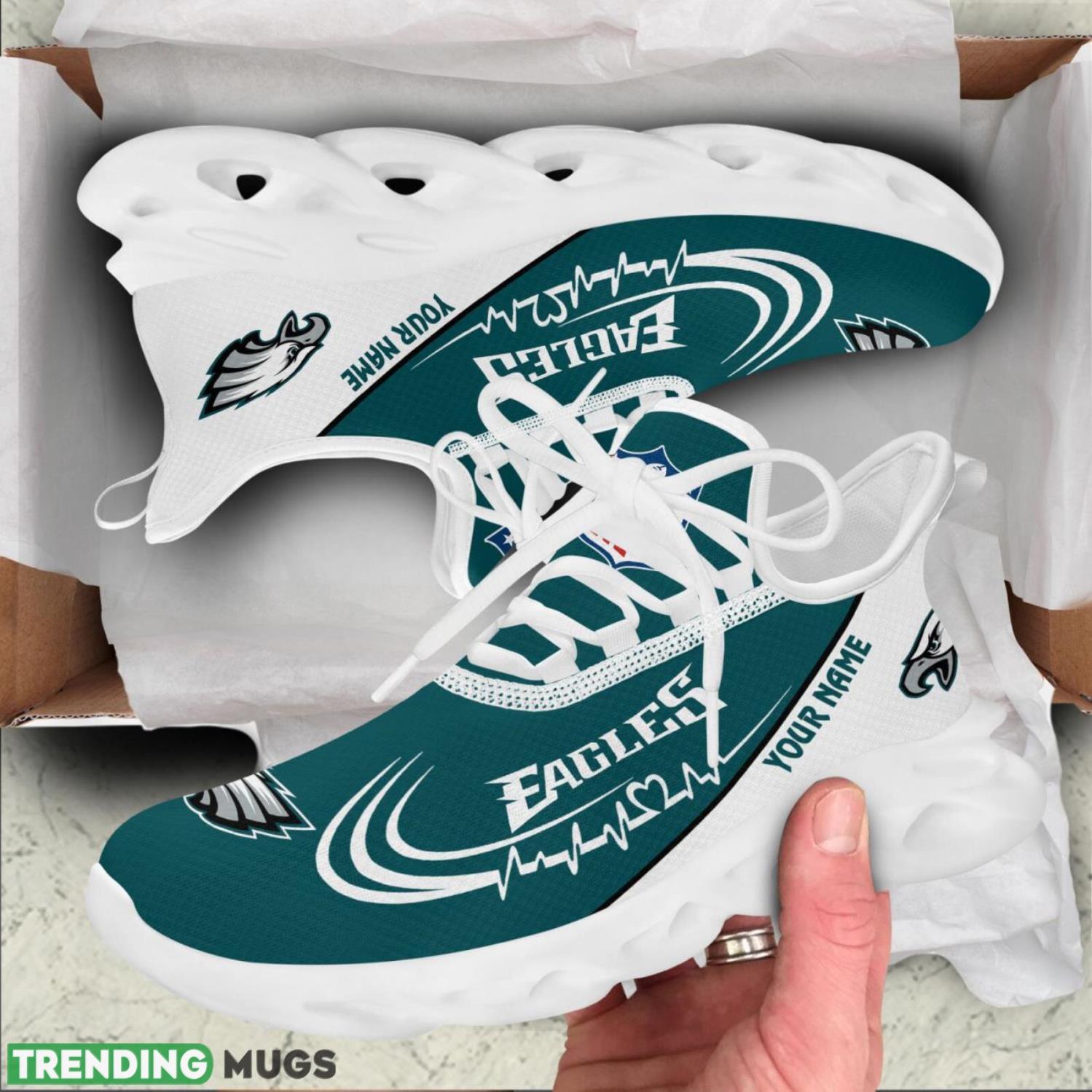 Philadelphia Eagles Lover Running Sneakers Sport Max Soul Shoes For Men Women Custom Name Max Soul Philadelphia Eagles Lover Running Sneakers Sport Max Soul Shoes For Men Women Custom Name Max Soul