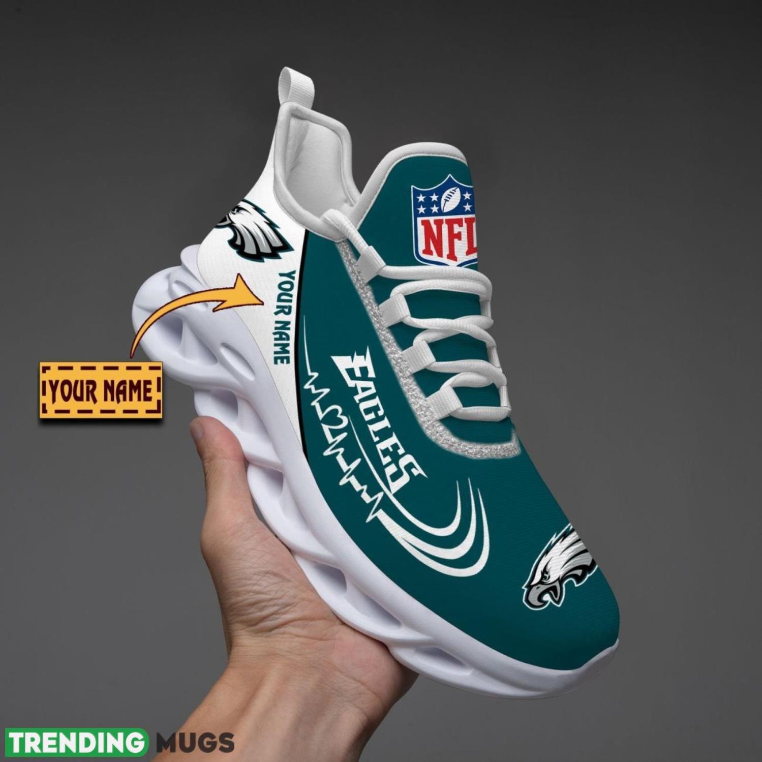 Philadelphia Eagles Lover Running Sneakers Sport Max Soul Shoes For Men Women Custom Name Product Photo 1 Philadelphia Eagles Lover Running Sneakers Sport Max Soul Shoes For Men Women Custom Name Product Photo 1