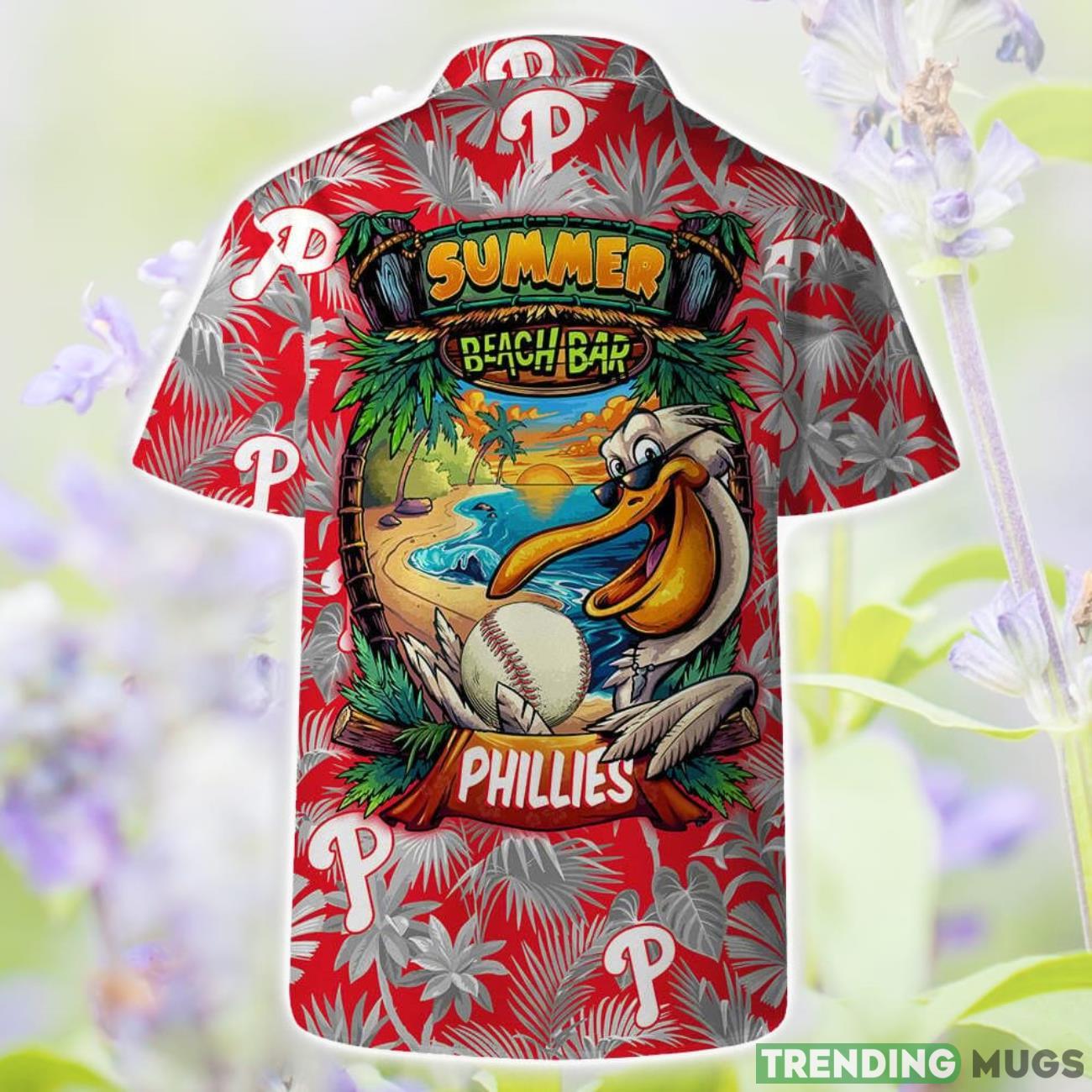 Philadelphia Phillies Short Sleeve Shirt Pattern Summer Beach Bar Combo Hawaiian Shirt And Shorts Product Photo 1 Philadelphia Phillies Short Sleeve Shirt Pattern Summer Beach Bar Combo Hawaiian Shirt And Shorts Product Photo 1