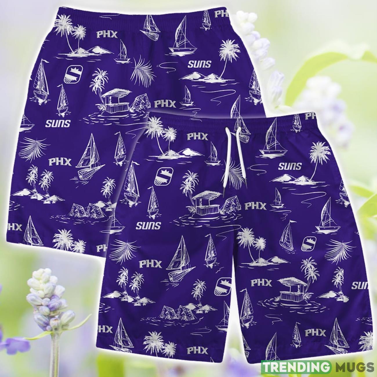 Phoenix Suns Short Sleeve Shirt Beach Vibes Pattern Combo Hawaiian Shirt And Shorts Hawaiian & Short Phoenix Suns Short Sleeve Shirt Beach Vibes Pattern Combo Hawaiian Shirt And Shorts Hawaiian & Short