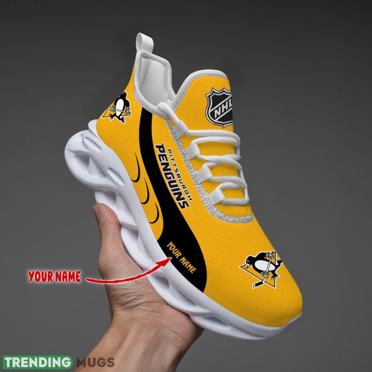 Pittsburgh Penguins Max Soul Shoes Custom Name Personalized Sneakers Running Gift Product Photo 1 Pittsburgh Penguins Max Soul Shoes Custom Name Personalized Sneakers Running Gift Product Photo 1