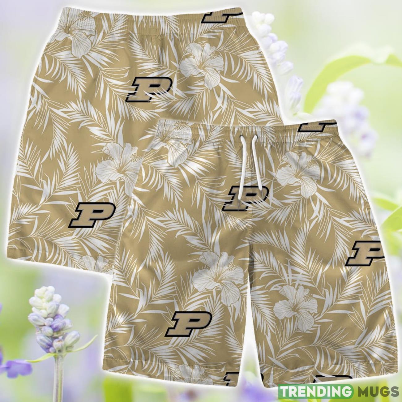 Purdue Boilermakers NCAA Short Sleeve Shirt Beach Pattern Combo Hawaiian Shirt And Shorts Hawaiian & Short Purdue Boilermakers NCAA Short Sleeve Shirt Beach Pattern Combo Hawaiian Shirt And Shorts Hawaiian & Short