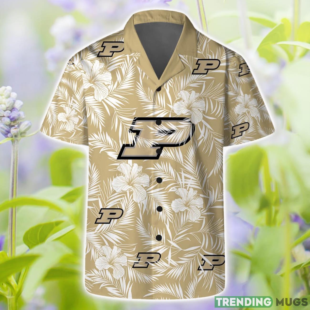 Purdue Boilermakers NCAA Short Sleeve Shirt Beach Pattern Combo Hawaiian Shirt And Shorts Product Photo 1 Purdue Boilermakers NCAA Short Sleeve Shirt Beach Pattern Combo Hawaiian Shirt And Shorts Product Photo 1