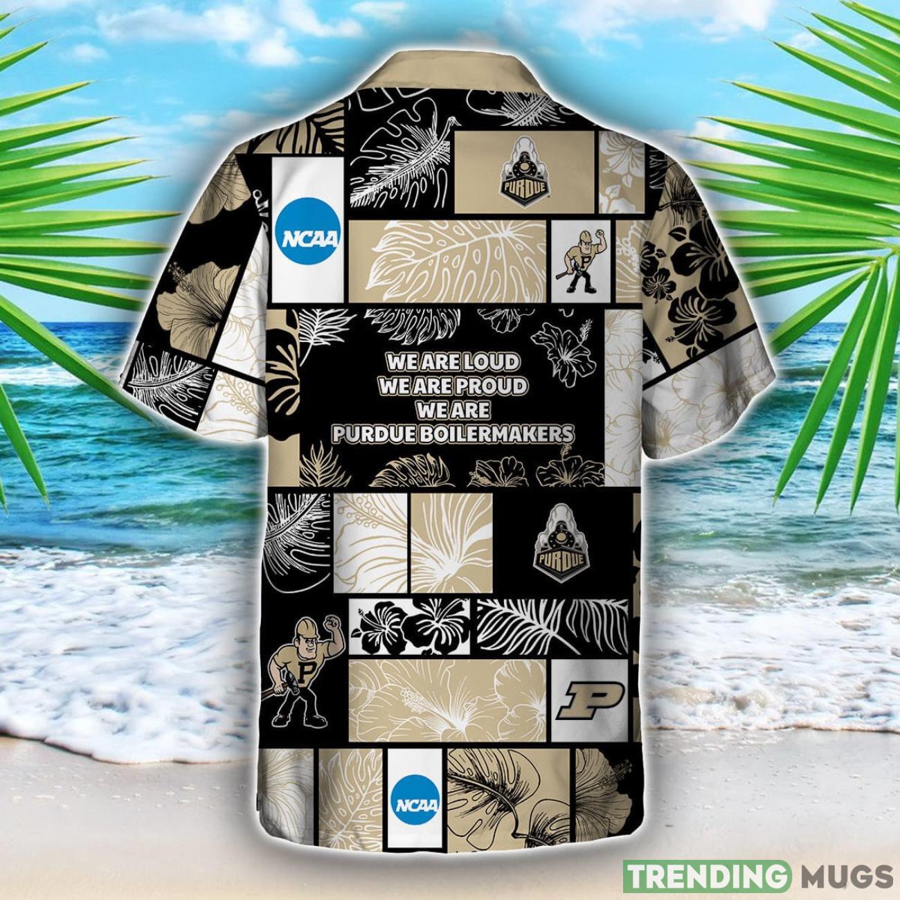 Purdue Boilermakers Team Logo Pattern Hawaiian Shirt And Shorts Hawaiian & Short Purdue Boilermakers Team Logo Pattern Hawaiian Shirt And Shorts Hawaiian & Short